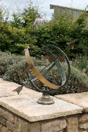Bronze Armillary Sundial